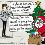 humour à le père Noel et les retraites