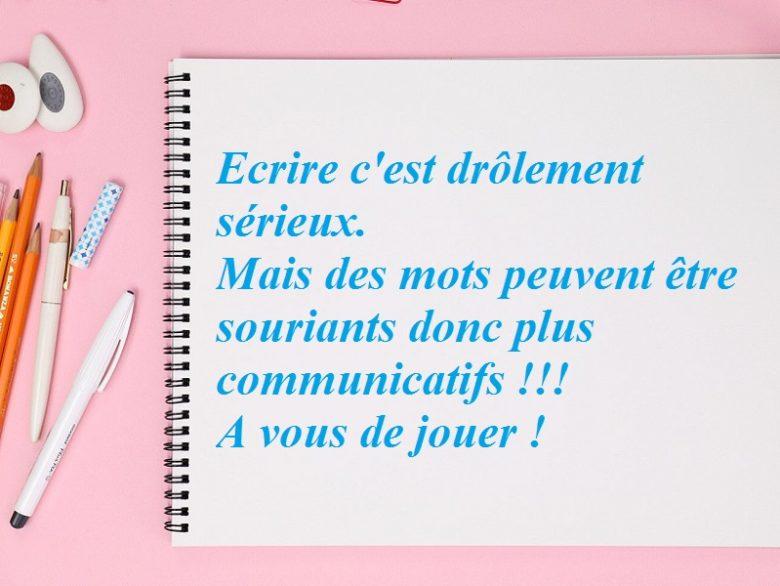 article: écrire pour être plus souriant