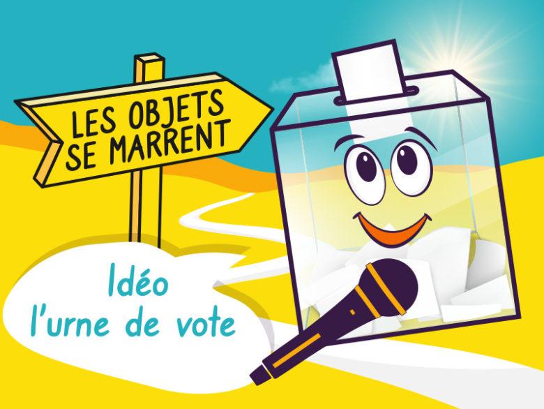 podcast les objets se marrent, Ideo l'urne de vote