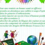 une rentrée souriante en bonne santé