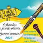 Podcast drolatique avec Charles de Porte Plume qui souhaite ses voeux pour 2023