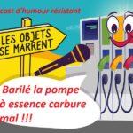 visuel du podcast d'humour résistant, Barilé la pompe à essence