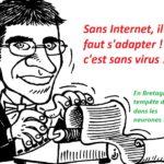 une panne d'Internet c'est joyeux et il y a des moyens pour faire autrement