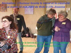 formation sur l'humour positif le 14 mai 2024 à Orsay