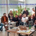 Animation d'une formation humour positif dans l'entreprise Acteo Service