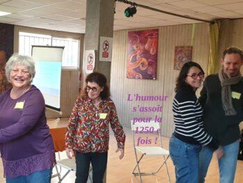 Permalink to: Gagné: 1250 participants à mes formations humour au travail